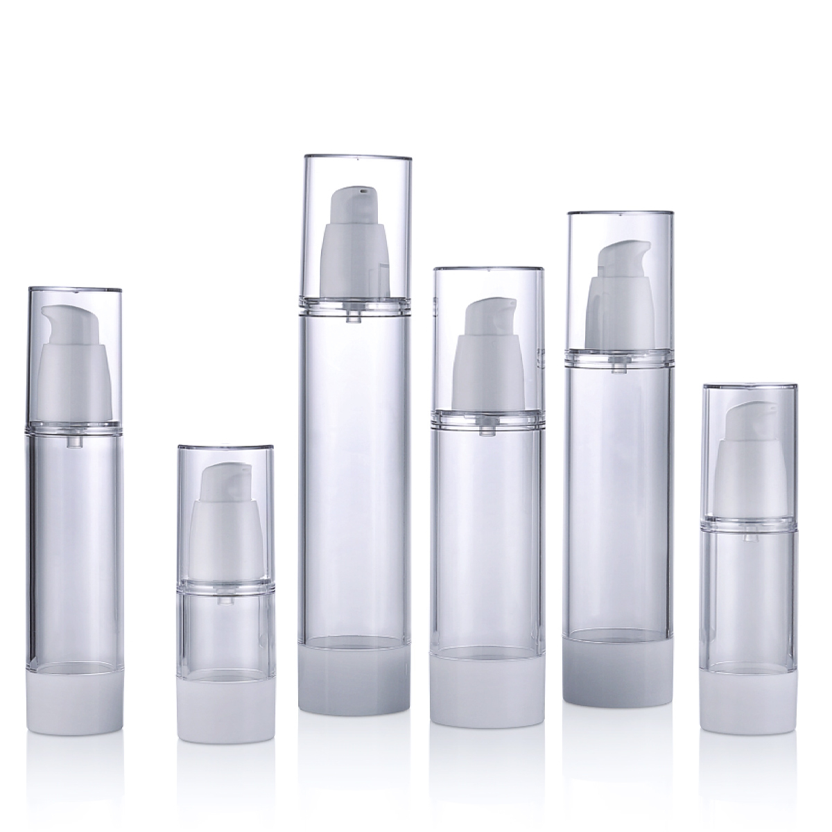 15ml 30ml 50ml 80ml 100ml 120ml Refillable plastic Crepito continens patet airless Travel Vocatus Sanitizer Suspendisse lacus L03