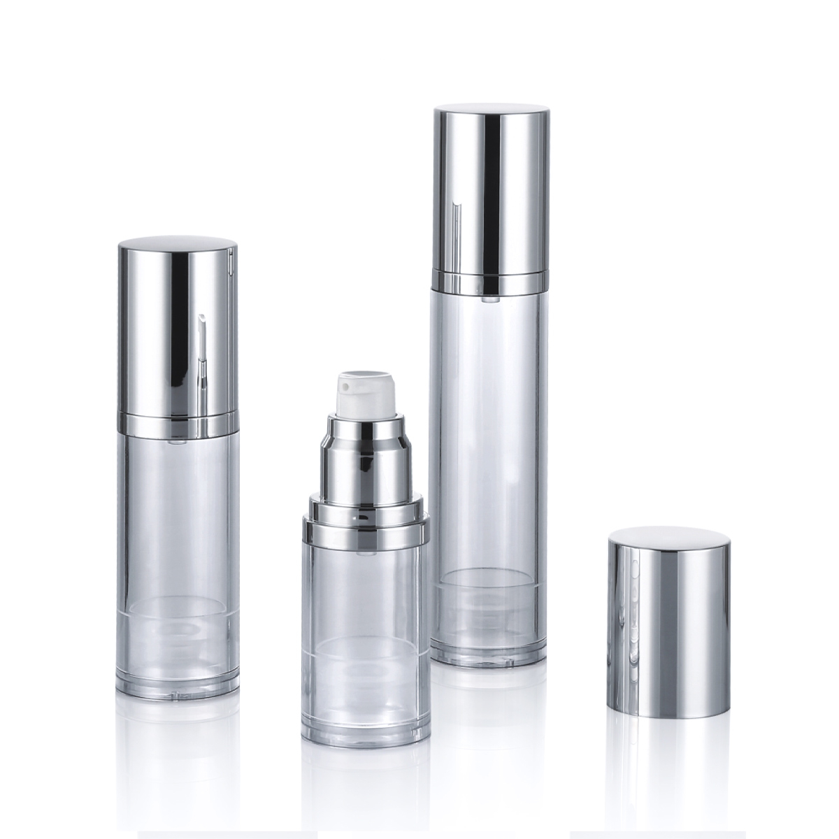 15ml 30ml 50ml mos / matte argentum medicamine cutis cura airless sentinam utrem l04-1
