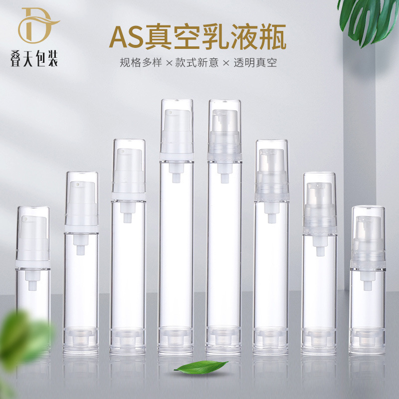 Plastic transparent split utrem portable medicamine solitudinem liquorem fundamentum utrem V X XII 15ml vacuo Lotion utrem
